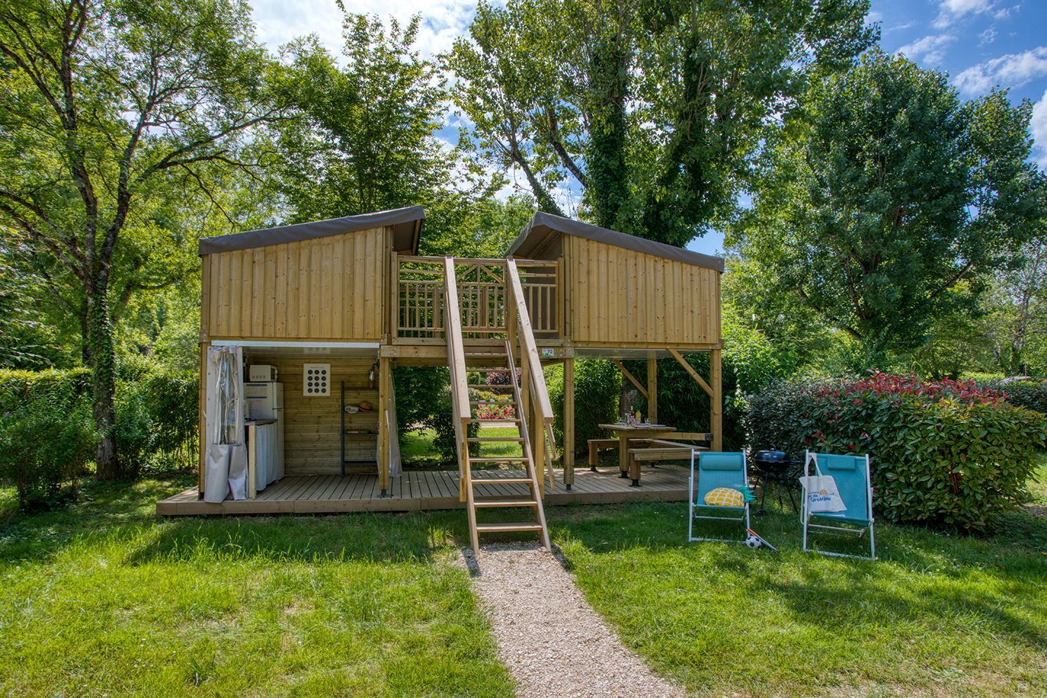 Camping du Lac de Groléjac Exterior foto